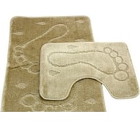 Набор ковриков для ванной Zalel 2 шт,. 60x100 бежевый 00001402