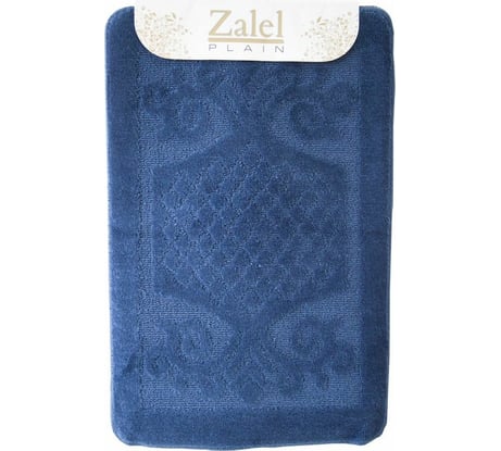 Набор ковриков для ванной Zalel 2 шт,. 55x85 синий 518986
