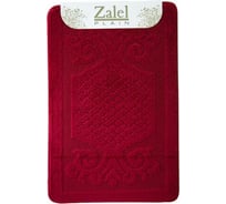 Набор ковриков для ванной Zalel 2 шт,. 55x85 бордовый 519853