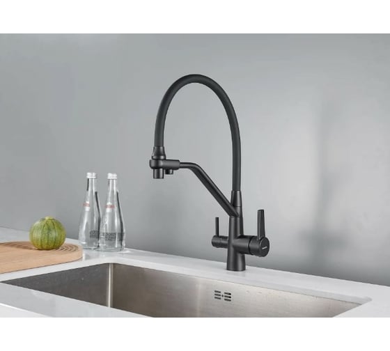 Смеситель для кухни SHIMIZU Water Filter Black smz1006581