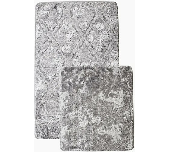 Набор ковриков Shahintex VINTAGE 50x80, 50x50, серый 50 SHV002 458703 1