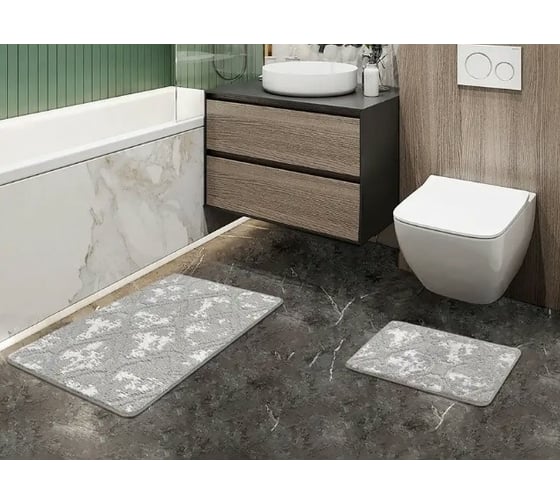 Набор ковриков Shahintex VINTAGE 50x80, 50x50, серый 50 SHV002 458703