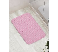 Коврик для ванной JOYARTY "love you" противоскользящий, 52x77 см bath_422655