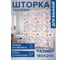 Штора для ванной JOYARTY "Крестики-нолики" из сатена, 180x200 см с крючками sc_422663 6
