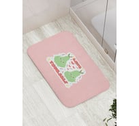 Коврик для ванной JOYARTY "Веселые груши" противоскользящий, 52x77 см bath_422682