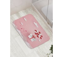 Коврик для ванной JOYARTY "Воздушный подарок" противоскользящий, 52x77 см bath_422718