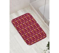 Коврик для ванной JOYARTY "Изобилие любви" противоскользящий, 52x77 см bath_422658