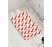 Коврик для ванной JOYARTY "Сердечки" противоскользящий, 52x77 см bath_422662