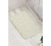 Коврик для ванной JOYARTY "Цветущая любовь" противоскользящий, 52x77 см bath_422704