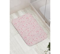 Коврик для ванной JOYARTY "Цветущая любовь" противоскользящий, 52x77 см bath_422705