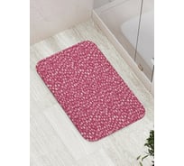 Коврик для ванной JOYARTY "Светящиеся сердечки" противоскользящий, 52x77 см bath_422622