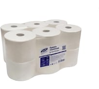 Туалетная бумага для диспенсера Luscan Prof Etalon ЦВ 2 слоя, белый, целлюлоза, 100 м., 12 рул/уп 1579043