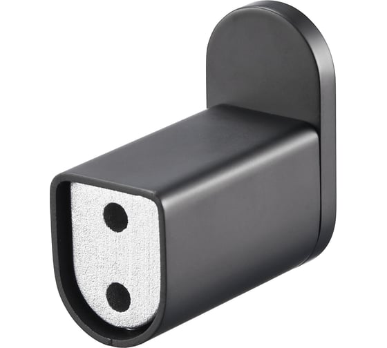 Крючок для полотенца MILACIO Ultra одинарный, чёрный, матовый MCU.960.MB