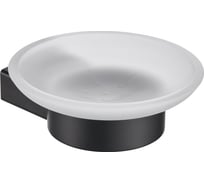 Держатель для мыла MILACIO Ultra настенный, чёрный, матовый MCU.962.MB