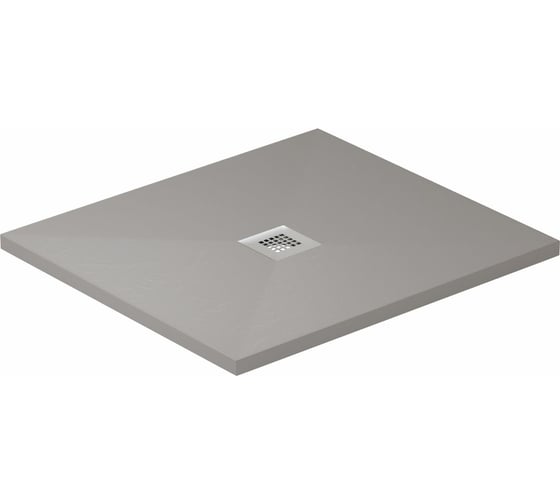 Литьевой поддон ALLEN BRAU Priority 8.31001-PGM 900x800, без сифона/накладки, платина 00301305