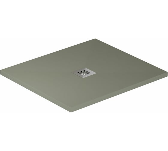 Литьевой поддон ALLEN BRAU Priority 8.31001-CGM 900x800, без сифона/накладки, олива 00301303