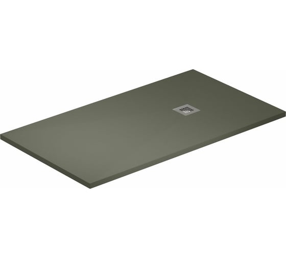 Литьевой поддон ALLEN BRAU Priority 8.31010-CGM 1600x800, без сифона/накладки, олива 00301348