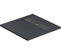 Литьевой поддон ALLEN BRAU Infinity 900x900, без сифона/накладки, антрацит 8.21001-AM 00267238