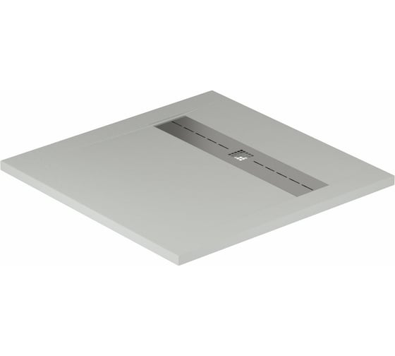 Литьевой поддон ALLEN BRAU Infinity 900x900, без сифона/накладки, папирус 8.21001-PWM 00267231