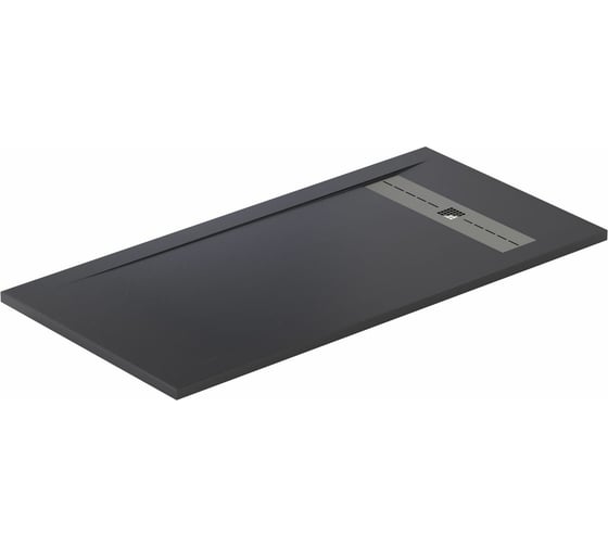 Литьевой поддон ALLEN BRAU Infinity 1600x900, без сифона/накладки, антрацит 8.21007-AM 00267244