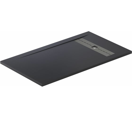 Литьевой поддон ALLEN BRAU Infinity 1400x900, без сифона/накладки, антрацит 8.21005-AM 00267242