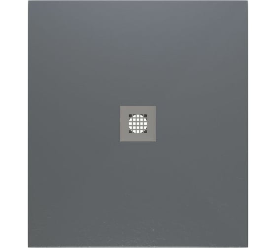 Литьевой поддон ALLEN BRAU 1000x900, без сифона/накладки, синий матовый 00301319