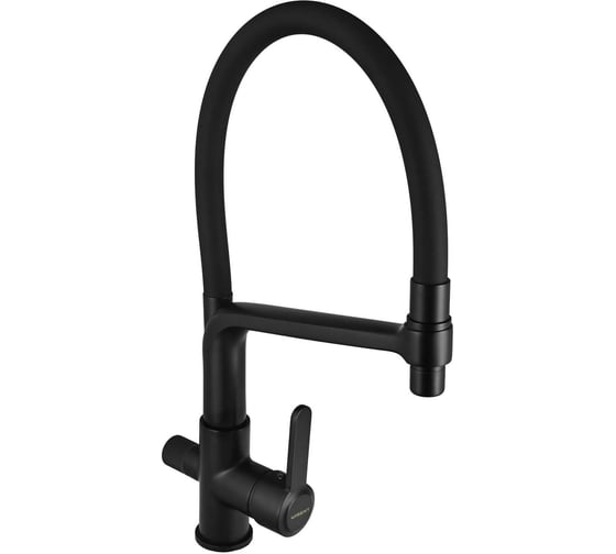 Кухонный смеситель с подводкой питьевой воды WISENT Графит W4755U-12