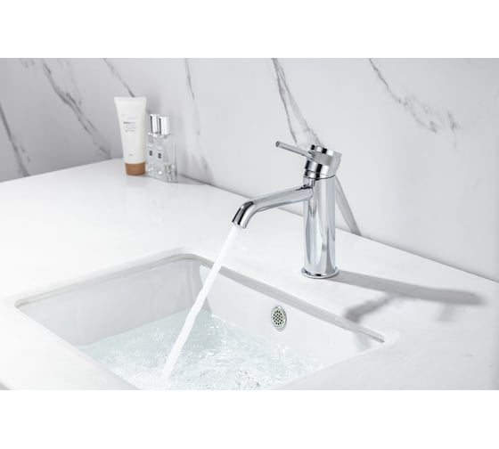 Cмеситель для умывальника ALLEN BRAU PRIORITY 3.0  излив 125мм, Kerox, хром 5.31A01-00 00296322
