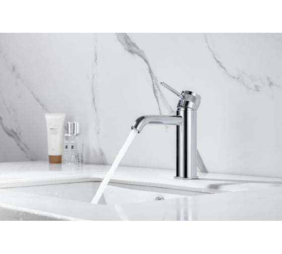 Cмеситель для умывальника ALLEN BRAU PRIORITY 3.0  излив 125мм, Kerox, хром 5.31A01-00 00296322
