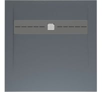 Литьевой поддон ALLEN BRAU 900x900, без сифона/накладки, синий матовый 00301302