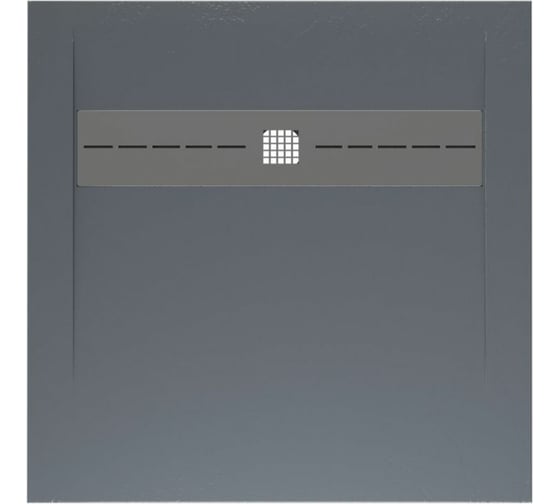 Литьевой поддон ALLEN BRAU 900x900, без сифона/накладки, синий матовый 00301302