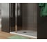 Дверь в нишу ALLEN BRAU PRIORITY 1400 мм., стекло тонированное, серое, хром 3.31010.00G 00280669 4