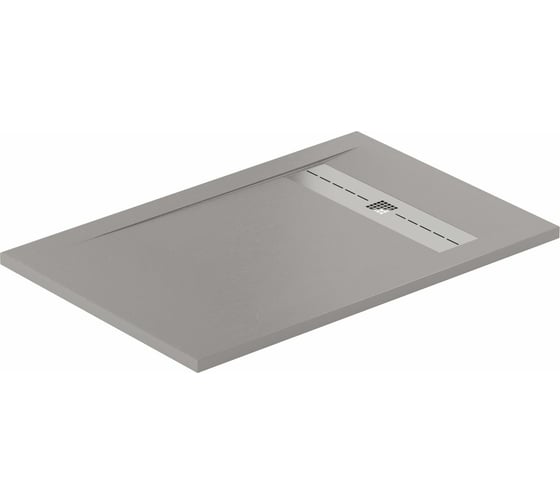 Литьевой поддон ALLEN BRAU Infinity 1200x900, без сифона/накладки, платина 8.21003-PGM 00301280