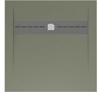 Литьевой поддон ALLEN BRAU Infinity 900x900, без сифона/накладки, олива 8.21001-CGM 00301301