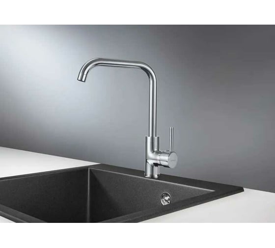 Смеситель для кухни GRANULA GR-0041 хром