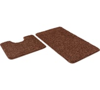 Набор ковриков Icarpet FRIZZ 60x100 60x50 брауни 8 896667