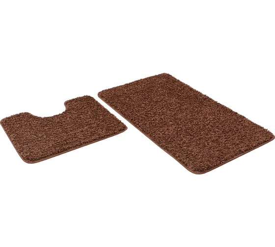 Набор ковриков Icarpet FRIZZ 60x100 60x50 брауни 8 896667 1