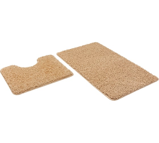 Набор ковриков Icarpet FRIZZ 60x100, 60x50 бисквит 34 896568 1