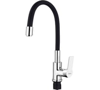 Смеситель для кухни ESKO Coral с R-изливом, черный CL519B