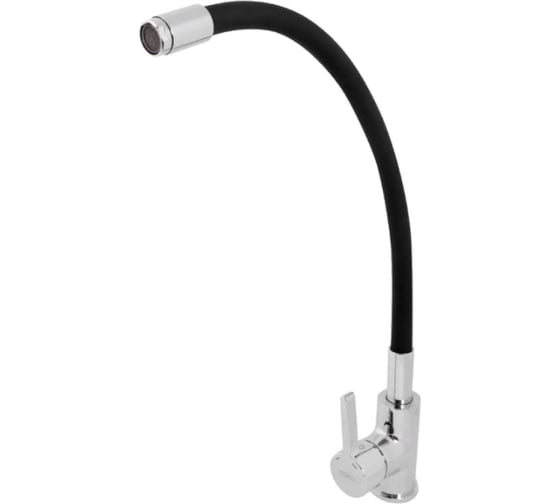 Смеситель для кухни ESKO Coral с R-изливом, черный CL519B