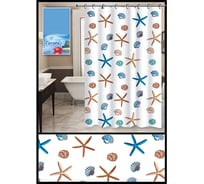 Штора для ванной комнаты Чисто Быстро 180х180 см Chb0116 ХВ6345