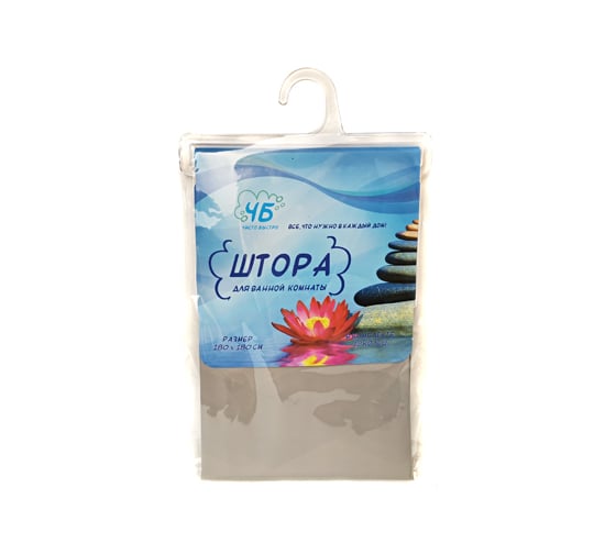 Штора для ванной комнаты Чисто Быстро 180х180 см Chb0124 ХВ6353