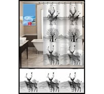 Штора для ванной комнаты Чисто Быстро 180х180 см Chb0153 ХВ6370