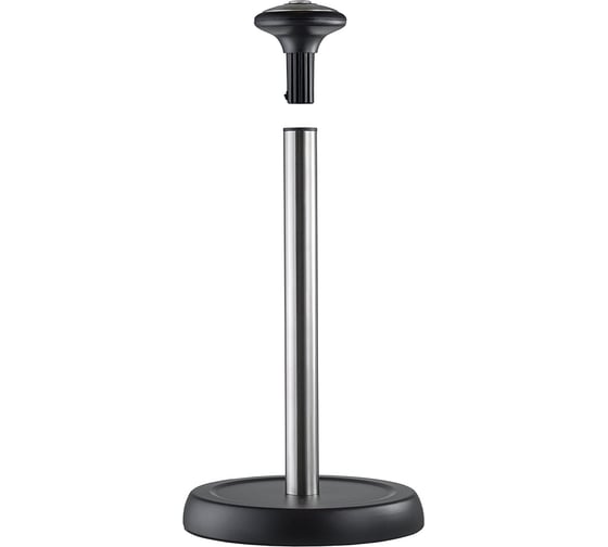 Держатель для бумажных полотенец Smart Solutions Mio 19.5x37 см, черный/хром SS-PTH-IR-BLK-19.5-35.5