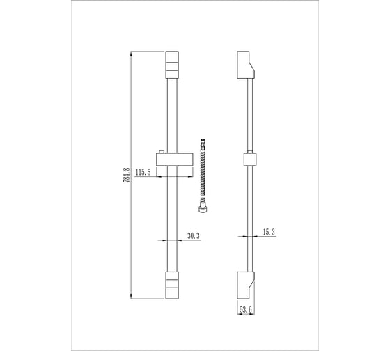 Душевая cтойка ESKO арт. SR725Q