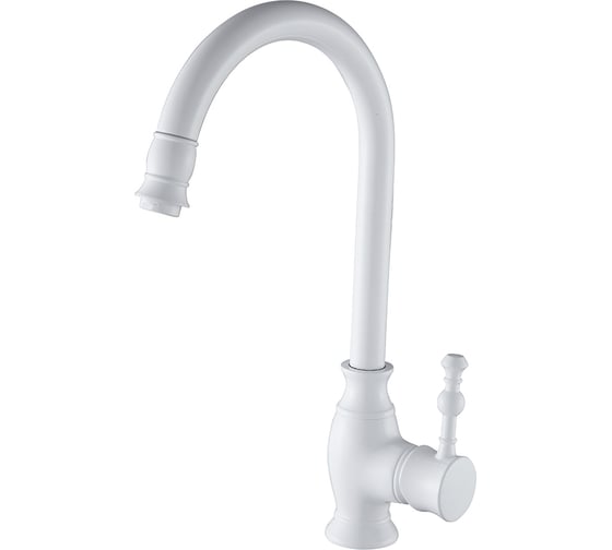 Смеситель для кухни ESKO TWIGGY с R-изливом, белый, арт. TG 519 W