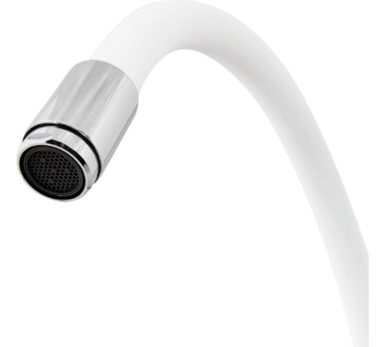 Смеситель для кухни ESKO Coral с R-изливом, белый CL519W
