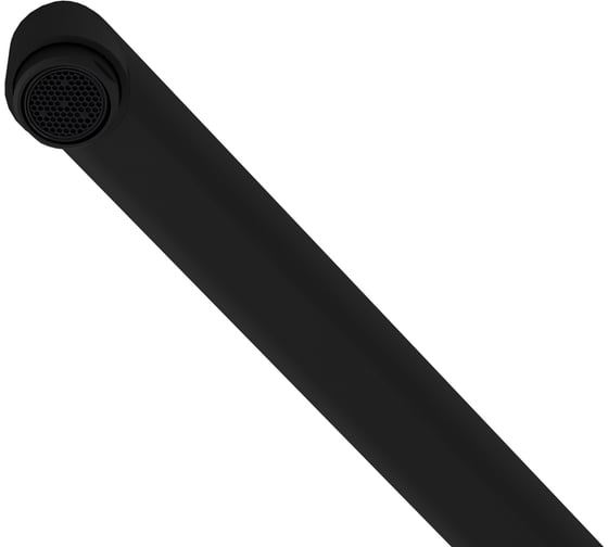 Смеситель для ванны Cersanit BRASKO BLACK с длинным изливом, однорычажный, черный 64092
