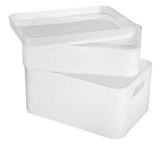 Органайзер PROFF PLASTIK 3-секционный 225x155x100 мм прозрачный, пластиковый ИН-2601871 1