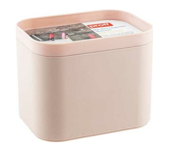 Органайзер PROFF PLASTIK 2-секционный 150x110x120 мм MINI с разделителями розовый, пластиковый ИН-2601870р 1